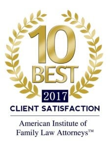 American Institute of Family Law Attorneys | 10 Best | 2017 | Client Satisfaction